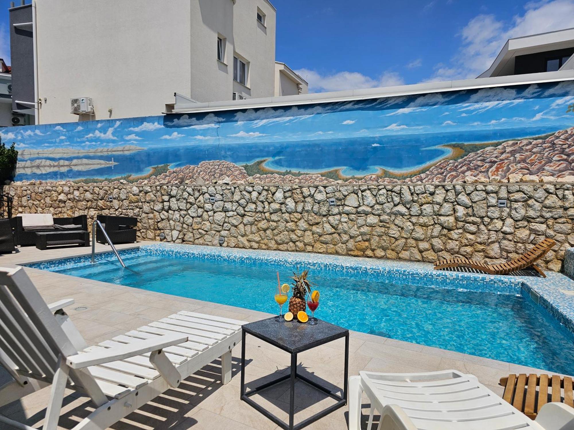 The Golden Grotto Apartments Novalja Εξωτερικό φωτογραφία